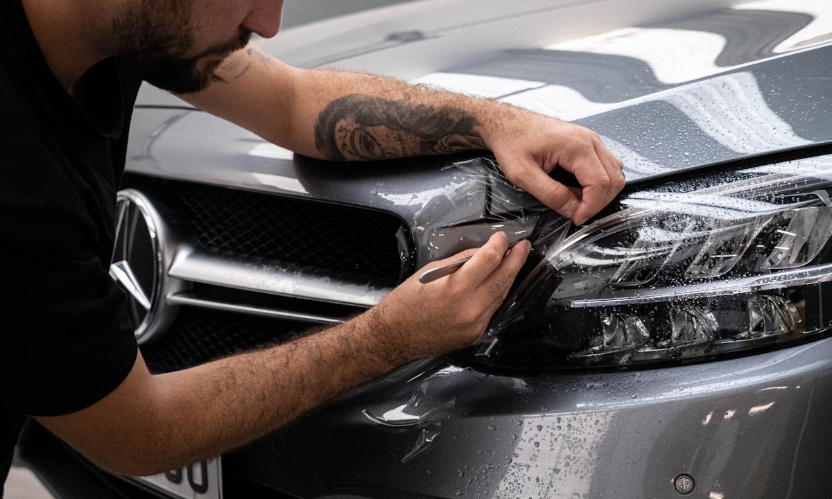 Auto-shop interior — federal MMWA covers used vehicles with any written warranty, often providing leverage when state lemon laws don't apply